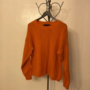 Marc New York, orange sweater, size: XL